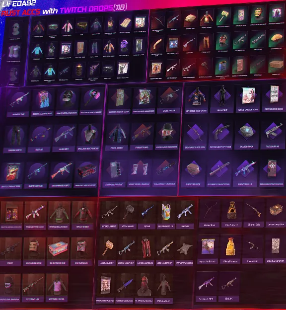RUST STEAM✦TWITCH DROPS✦ЧАСЫ 7000+✦СКИНЫ 415✦РАУНД 1-37