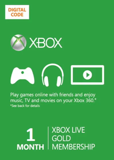 Xbox Live Gold - 1 month (active by vpn) 🔑