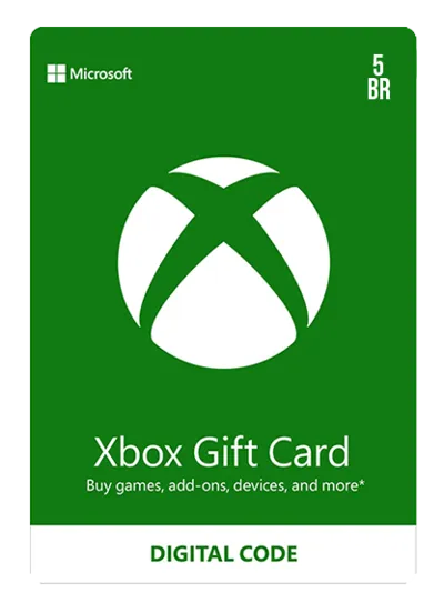 ⭐️ Xbox Live Gift Card 5 BR (Brazil) Xbox Live 5 BRL