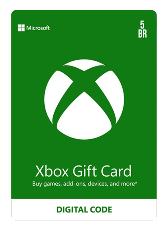 ⭐️ Xbox Live Gift Card 5 BR (Brazil) Xbox Live 5 BRL