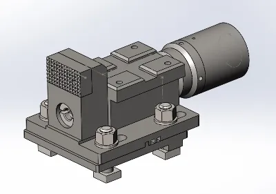 Зажим гидравлический МЧ00.04.00.00 solidworks