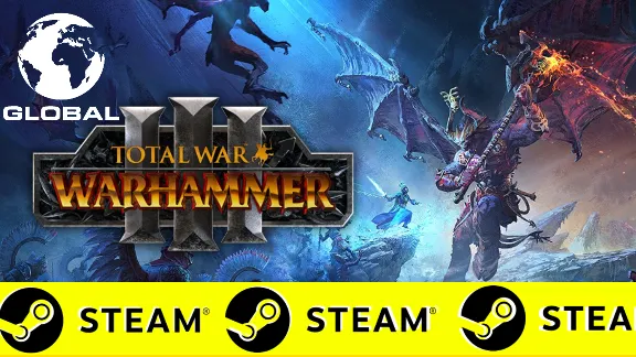 ⭐️ Total War: WARHAMMER III +DLC STEAM (GLOBAL) +$BONUS