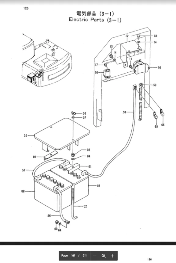 HITACHI EX100-2 КАТАЛОГ ЗАПЧАСТЕЙ