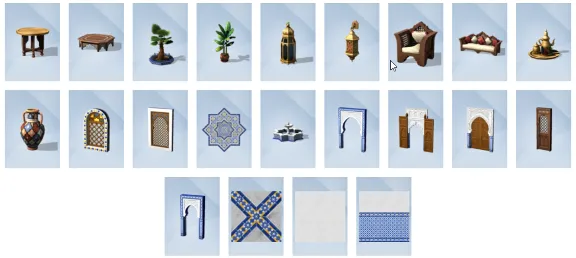 The Sims 4 - Courtyard Oasis Kit Origin/EA APP KEY ROW