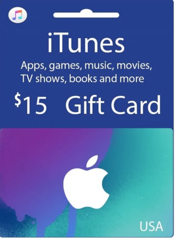 ITUNES GIFT CARD 15 $ USA Мгновенно!