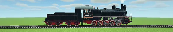 Steam locomotive series "E" for the game Minecraft