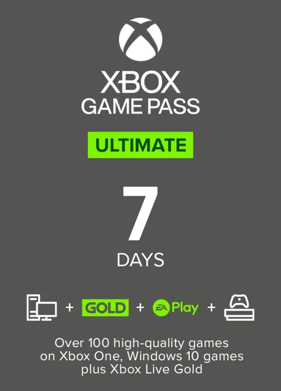 ❤️XBOX GAME PASS ULTIMATE 7 дней + EA