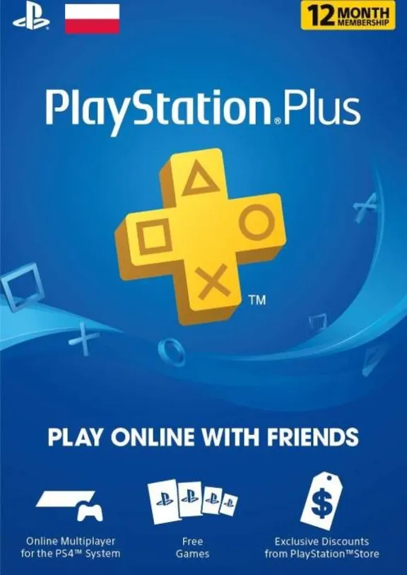 🇵🇱(PL) Подписка PS Plus Essential 12 месяцев (Польша)