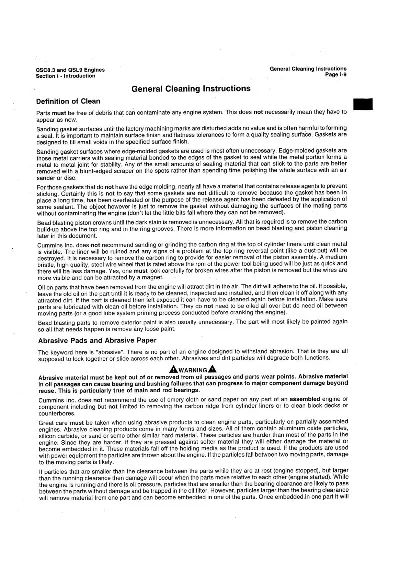 Repair and maintenance of CUMMINS QSC8.3 AND QSL9