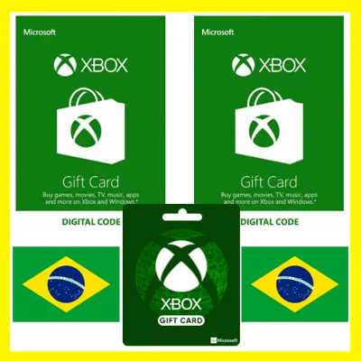 XBOX ПОДАРОЧНАЯ КАРТА БРАЗИЛИЯ BR XBOX BRL КАРТА ПОПОЛНЕНИЯ ИКСБОКС КОД Brazil