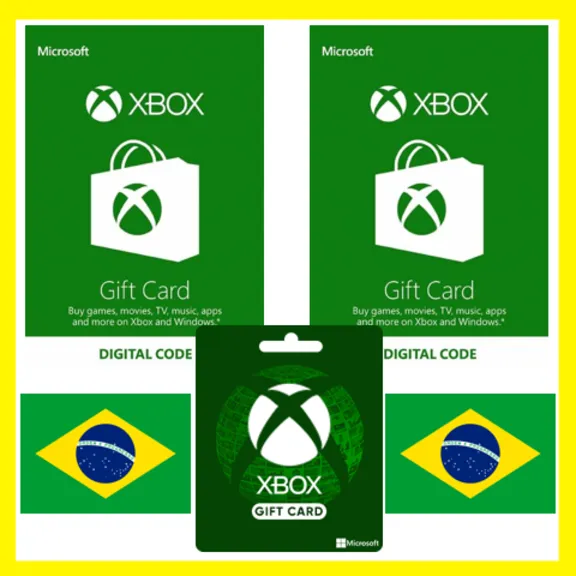 XBOX ПОДАРОЧНАЯ КАРТА БРАЗИЛИЯ BR XBOX BRL КАРТА ПОПОЛНЕНИЯ ИКСБОКС КОД Brazil