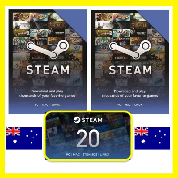 СТИМ КАРТЫ 🇻🇬 AUD STEAM Australia КОД ПОПОЛНЕНИЯ | ПОПОЛНИТЬ СТИМ АВСТРАЛИЯ AU