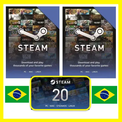 СТИМ КАРТЫ 🇧🇷 БРАЗИЛИЯ STEAM КОД ПОПОЛНЕНИЯ | ПОПОЛНИТЬ СТИМ BRAZIL BRL BR