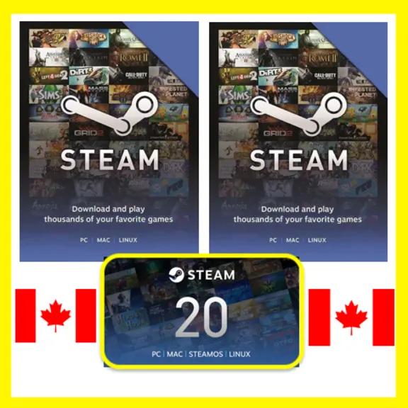 СТИМ КАРТЫ 🇨🇦 CANADA STEAM КОД ПОПОЛНЕНИЯ | ПОПОЛНИТЬ СТИМ КАНАДА CAD