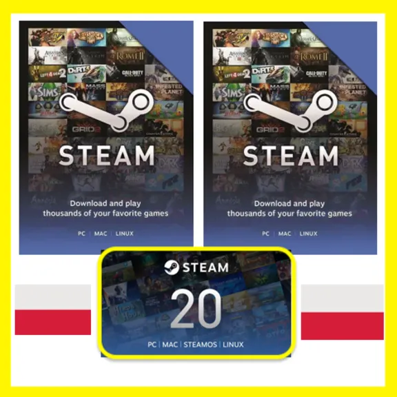 СТИМ КАРТЫ 🇵🇱 ПОЛЬША STEAM КОД ПОПОЛНЕНИЯ | ПОПОЛНИТЬ СТИМ POLAND PLN PL