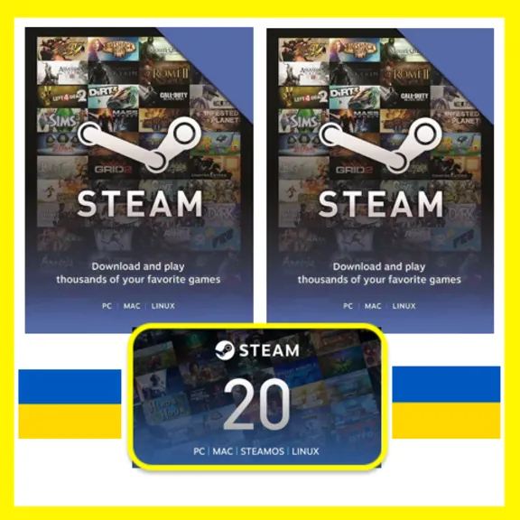 СТИМ КАРТЫ 🇺🇦 UAH STEAM УКРАИНА КОД ПОПОЛНЕНИЯ | ПОПОЛНИТЬ СТИМ Ukraine ГРИВНЫ