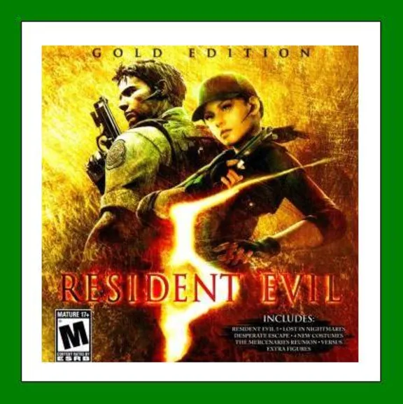 ✅Resident Evil 5 Gold Edition✔️Steam⭐+ 25 games🎁Region Free🌎