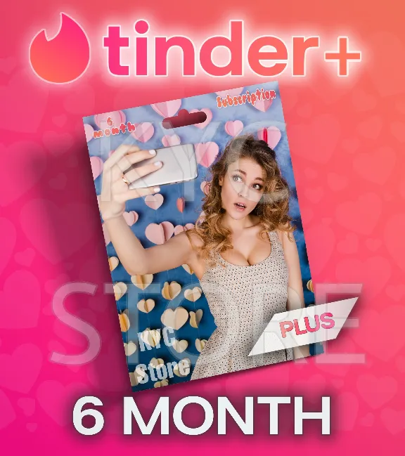 🔥💖 ПРОМОКОД Tinder Plus 6 месяцев 💖🔥 (EГЛОБАЛ) 🌏🅿