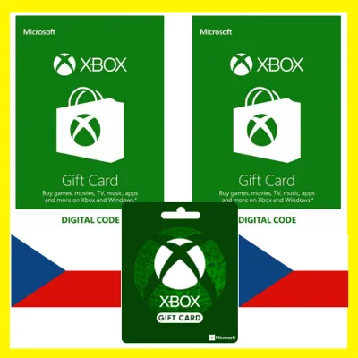 XBOX ПОДАРОЧНАЯ КАРТА ЧЕХИЯ CZ XBOX CZK КАРТА ПОПОЛНЕНИЯ ИКСБОКС КОД Czech