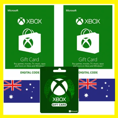 XBOX ПОДАРОЧНАЯ КАРТА АВСТРАЛИЯ AU XBOX AUD КАРТА ПОПОЛНЕНИЯ ИКСБОКС КОД Australia