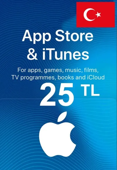 ✅ iTUNES Подарочная карта 25 Лир TL ТУРЦИЯ Автодоставка