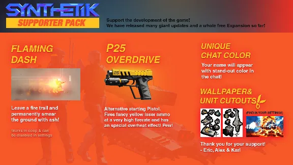 SYNTHETIK - Supporter Pack STEAM•RU ⚡️AUTODELIVERY 💳0%