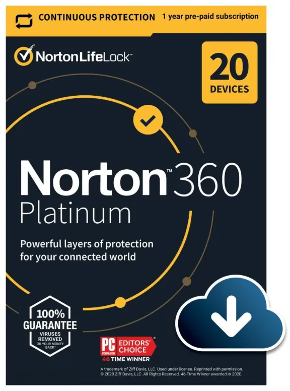 Norton 360 Platinum 20 devices / до 12 августа 2026