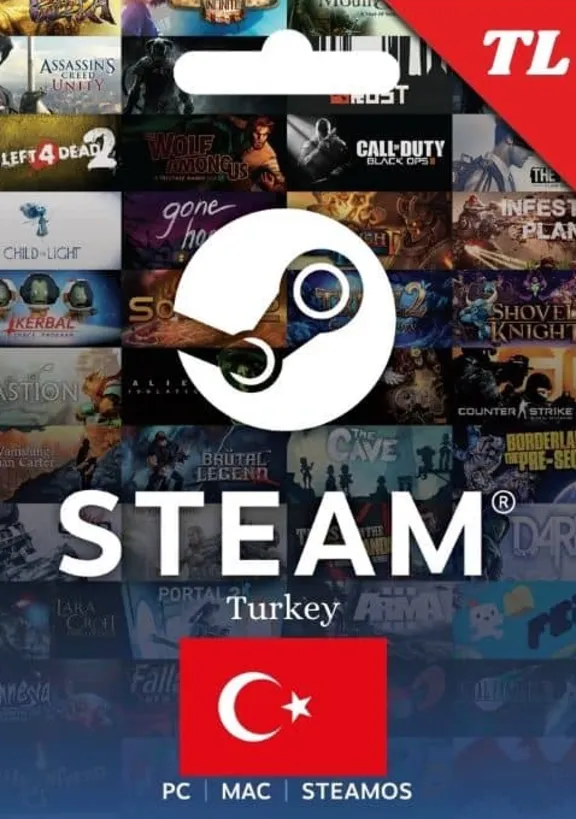✅АВТОВЫДАЧА💎STEAM 20-1000 TL GIFT CARD💎