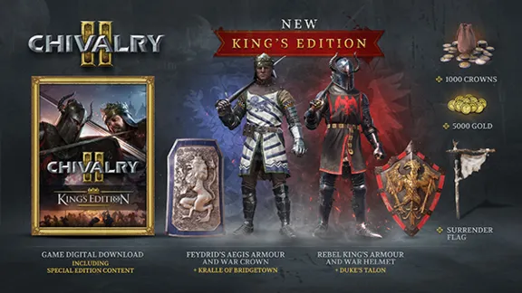 Chivalry 2-King&acute;s Edition Content DLC Steam CD Key ROW