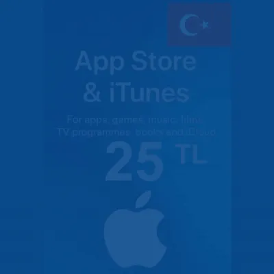 ✅ iTUNES Подарочная карта 25 Лир TL ТУРЦИЯ Автодоставка