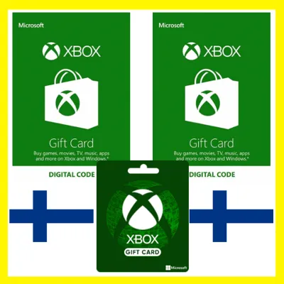 XBOX ПОДАРОЧНАЯ КАРТА FINLAND FI XBOX EURO КАРТА ПОПОЛНЕНИЯ ИКСБОКС КОД EUR