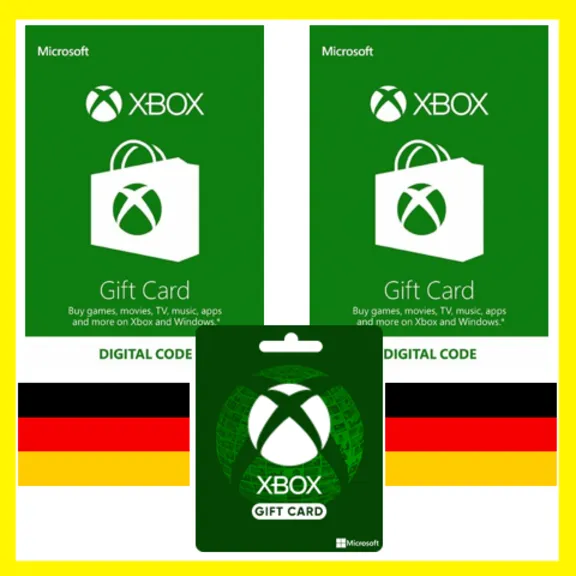 XBOX ПОДАРОЧНАЯ КАРТА ГЕРМАНИЯ DE XBOX EURO КАРТА ПОПОЛНЕНИЯ ИКСБОКС КОД GERMANY EUR