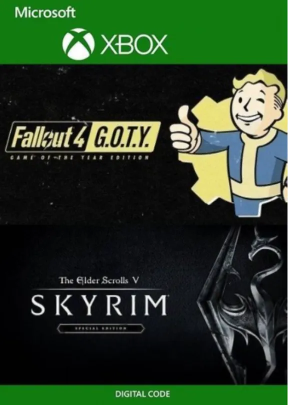 SKYRIM ANNIVERSARY+FALLOUT 4 GOTY BUNDLE ✅XBOX KEY