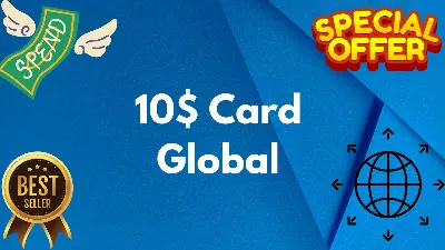 💵10$ CARD GLOBAL🌎All Services/Google/Others.ect⚡✅