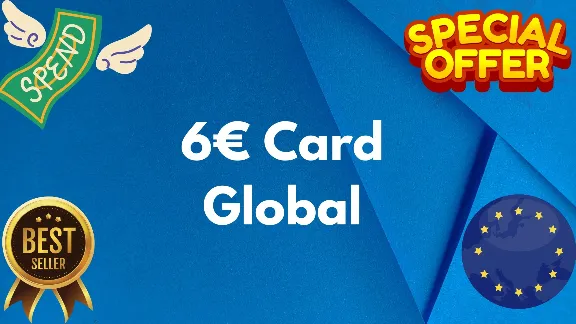 💶6€ Card Global🌎All Services/Subscriptions/Others✅⭐