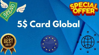 💵5$ Card Global🌎All Services/Subscriptions/Others✅⭐
