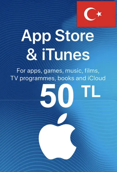 🍏iTunes & App Store Gift Card 50 TL Турция Моментально