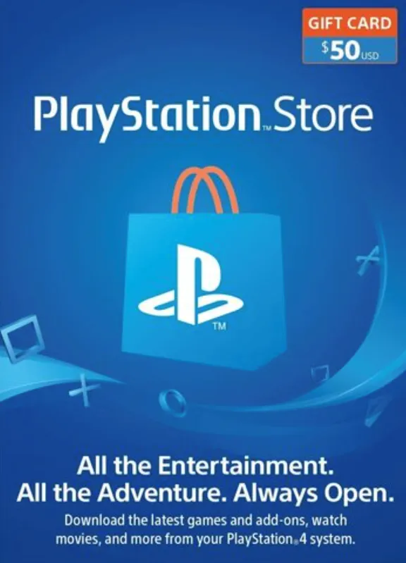 🔥Playstation Network PSN🔥 Gift Card 50$ - США Быстро