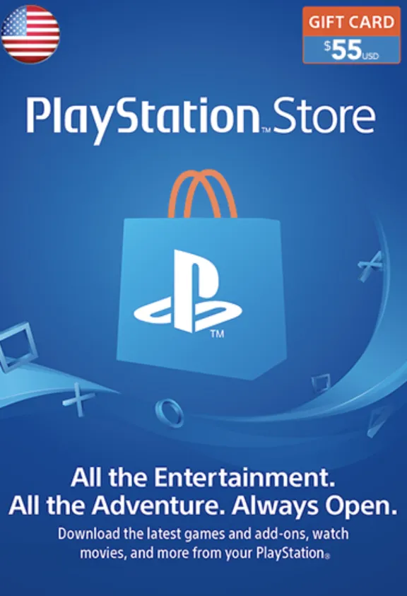 🔥Playstation Network PSN🔥 Gift Card 55$ - США Быстро