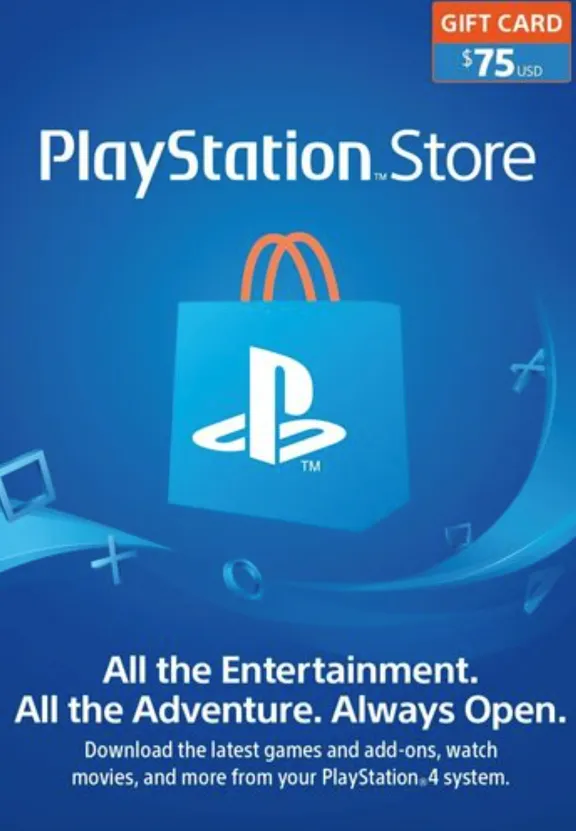 🔥Playstation Network PSN🔥 Gift Card 75$ - США Быстро