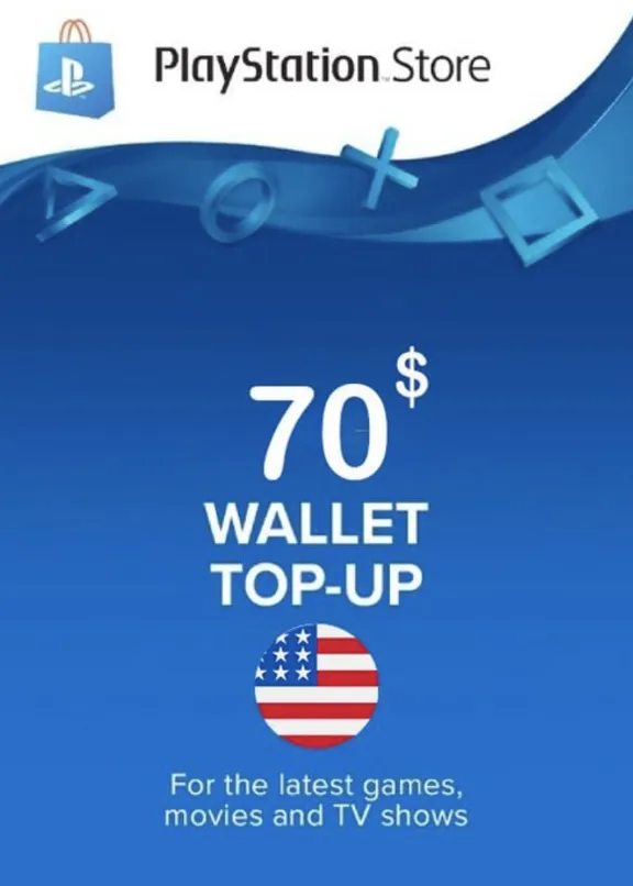 🔥Playstation Network PSN🔥 Gift Card 70$ - США Быстро