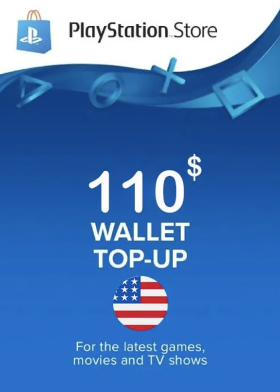 🔥Playstation Network PSN🔥 Gift Card 110$ - США Быстро
