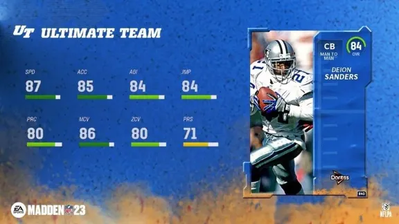 Madden NFL 23 Doritos MUT Pack Deion Sanders OVR 84 КОД