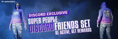 SUPER PEOPLE 2 Discord Friends Hoodie Set КОД GLOBAL 🎁