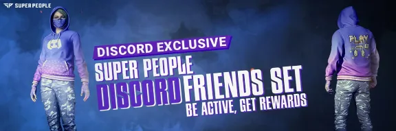SUPER PEOPLE 2 Discord Friends Hoodie Set КОД GLOBAL 🎁