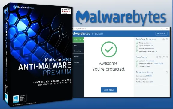 Malwarebytes Anti-Malware Premium 1 год/1-20  Устройств