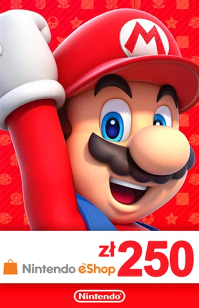 Nintendo eShop Store Poland: Карта оплаты 250 злотых