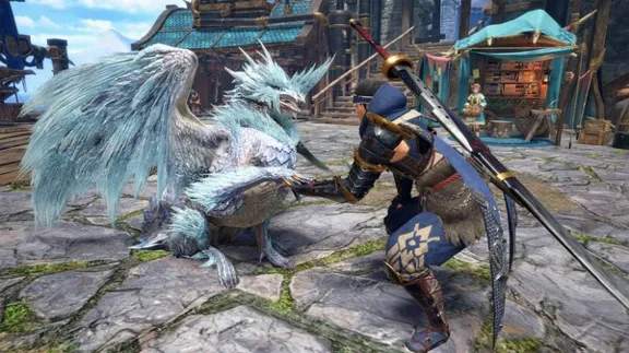 Monster Hunter Rise доспехи для Паламута Костюм Велханы