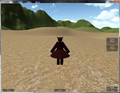 Unity3d клиент-сервер.MMORPG.Создание персонажа ver.2