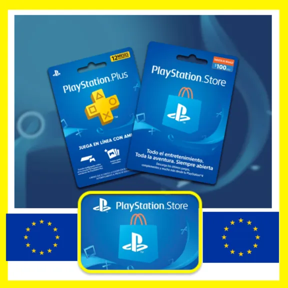 ⭐️ВСЕ КАРТЫ⭐🇪🇺 PSN 20-300 EURO (Europe) PlayStation Store ЕВРОПА ЕВРО